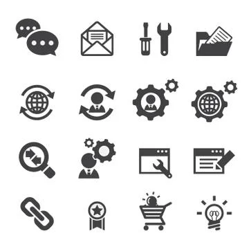 Seo icon Stock Illustration