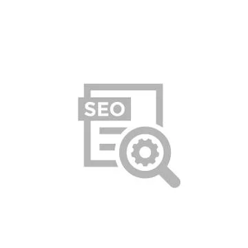 Seo icon, search engine optimization Stock Illustration