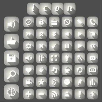 Seo icon set Stock Illustration