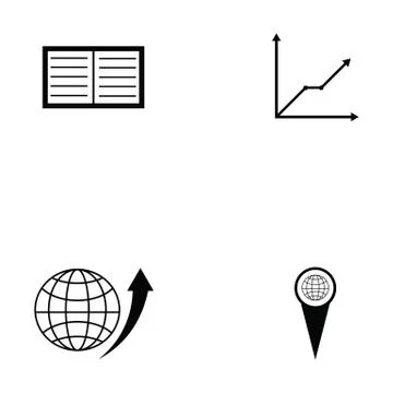 Seo icon set Stock Illustration