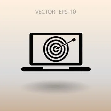 SEO icon. vector illustration Illustrazione stock