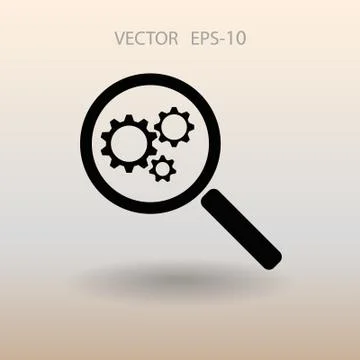 SEO icon. vector illustration Stock Illustration