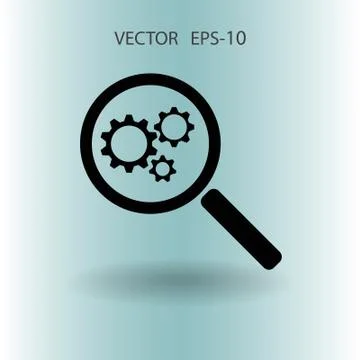 SEO icon. vector illustration Stock Illustration
