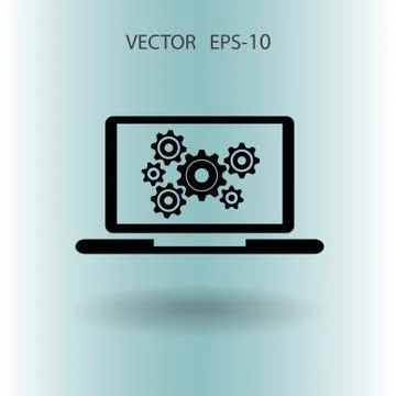SEO icon. vector illustration Stock Illustration