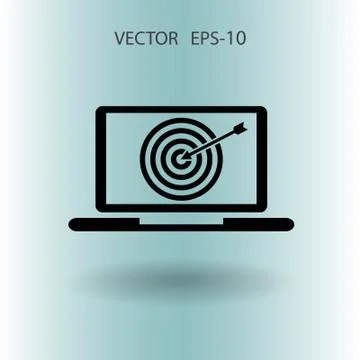 SEO icon. vector illustration Stock Illustration