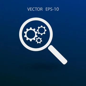 SEO icon. vector illustration Stock Illustration