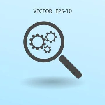 SEO icon. vector illustration Stock Illustration