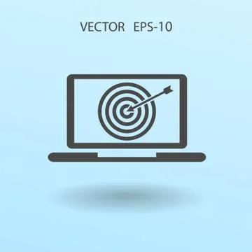 SEO icon. vector illustration Stock Illustration