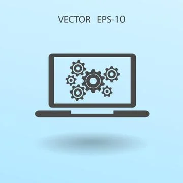SEO icon. vector illustration Stock Illustration