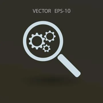SEO icon. vector illustration Stock Illustration