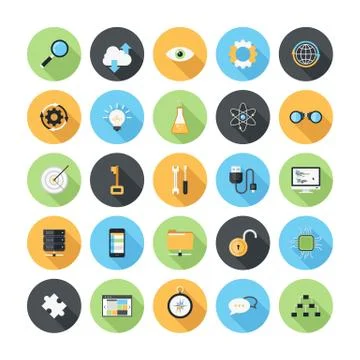 Seo icons Stock Illustration