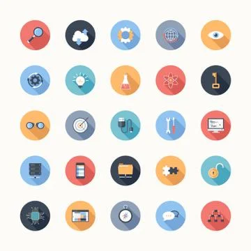 Seo icons Stock Illustration
