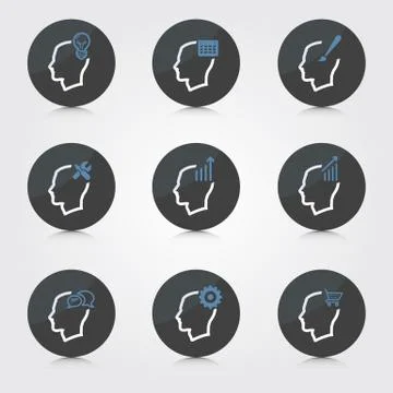 SEO icons Stock Illustration