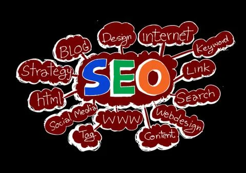 Seo Idea SEO Search Engine Optimization Stock Illustration