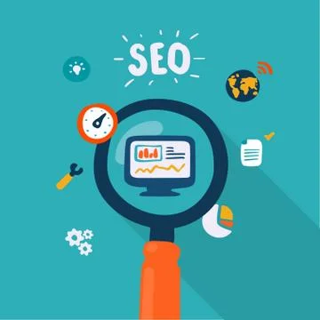 Seo Stock Illustration