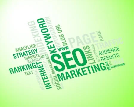 SEO infographic Stock Illustration