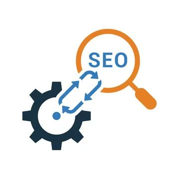 SEO Integration icon. Stock Illustration