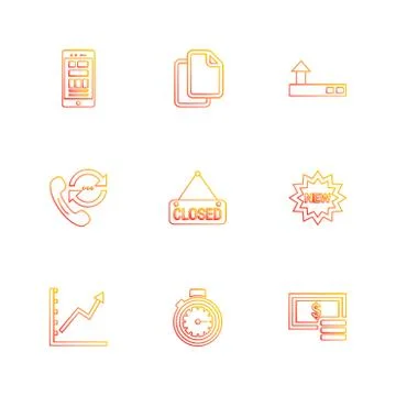 Seo , internet , user interface  , website  , money , code , eps icons set ve Illustrazione stock