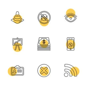 Seo , internet , user interface  , website  , money , code , eps icons set ve Illustrazione stock