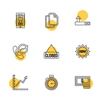 Seo , internet , user interface  , website  , money , code , eps icons set ve Illustrazione stock