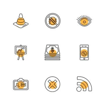 Seo , internet , user interface  , website  , money , code , eps icons set ve 스톡 일러스트