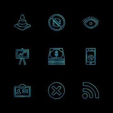 Seo , internet , user interface  , website  , money , code , eps icons set ve 스톡 일러스트