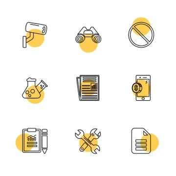Seo , internet , user interface  , website  , money , code , eps icons set ve Illustrazione stock