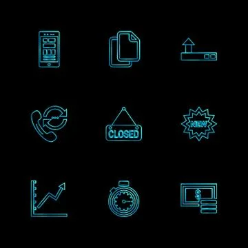 Seo , internet , user interface  , website  , money , code , eps icons set ve 스톡 일러스트