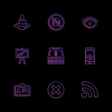 Seo , internet , user interface  , website  , money , code , eps icons set ve 스톡 일러스트