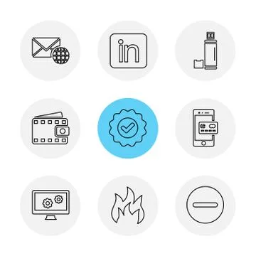 Seo , internet , user interface  , website  , money , code , eps icons set ve 스톡 일러스트