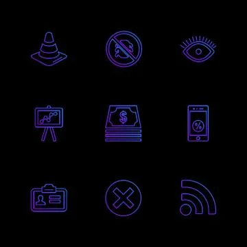 Seo , internet , user interface  , website  , money , code , eps icons set ve 스톡 일러스트