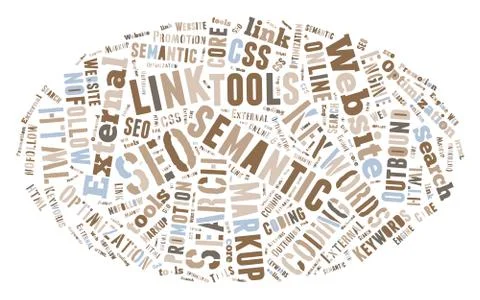SEO Keywords Tag Cloud  - vector illustration Stock Illustration