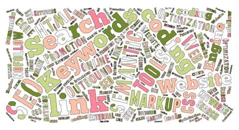 SEO Keywords Tag Cloud  - vector illustration Illustrazione stock