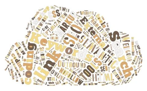 SEO Keywords Tag Cloud  - vector illustration Stock Illustration