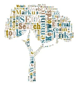 SEO Keywords Tag Cloud  - vector illustration Illustrazione stock
