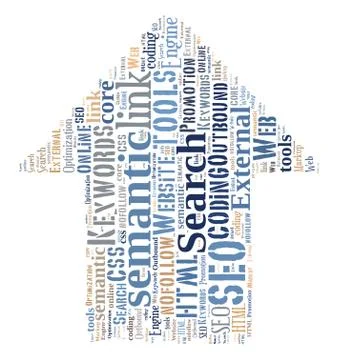 SEO Keywords Tag Cloud  - vector illustration Stock Illustration