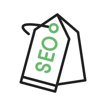 SEO Lebal Icon Image. Stock Illustration