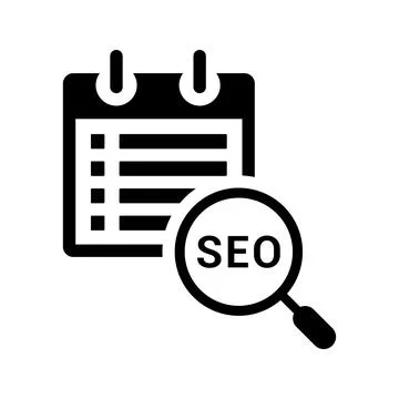 SEO Note icon. Stock Illustration