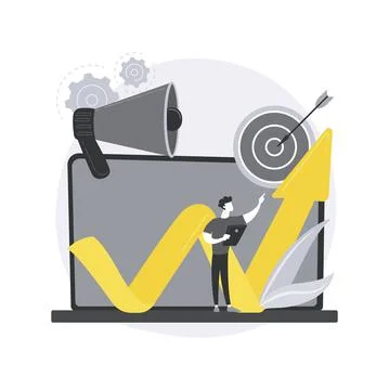 SEO optimization abstract concept vector illustration. 스톡 일러스트