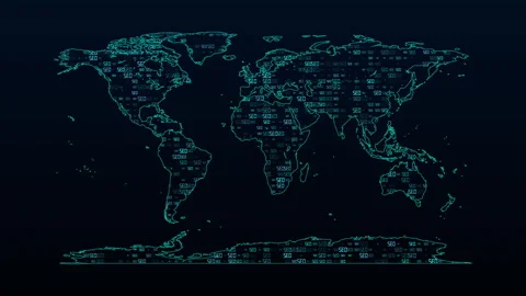 Seo Optimization And Other Options, Worldwide Network Of Companies Stock Footage 337983727