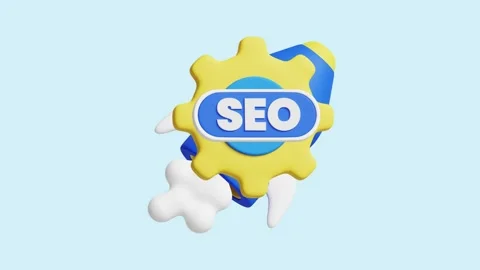 SEO Optimization animated 3d icon. Stock Footage 289453701