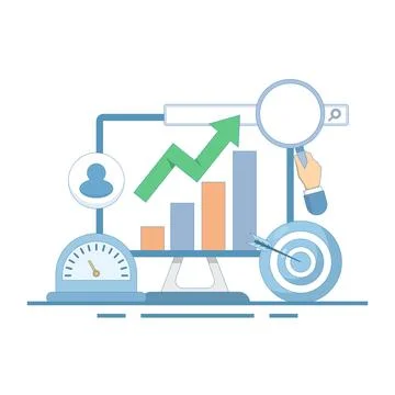 SEO optimization concept. Search Engine Optimization. Illustrazione stock