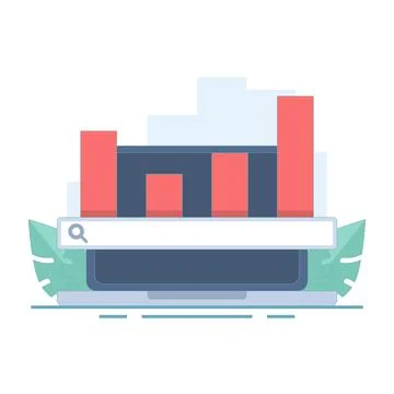 SEO optimization concept. Website SEO keyword optimization. Illustrazione stock