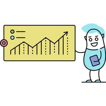 Seo optimization icon data research chart vector Illustrazione stock