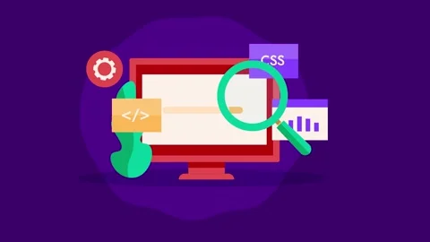 SEO optimization, SEO marketing animation Stock Footage 173356572