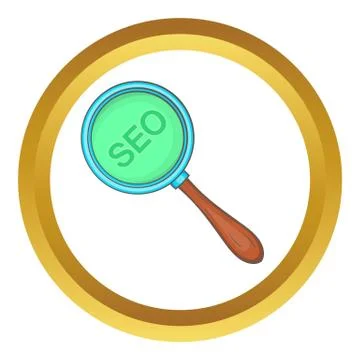 SEO optimization vector icon Stockillustratie