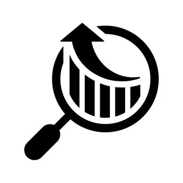SEO Performance icon.Black vector Stock Illustration