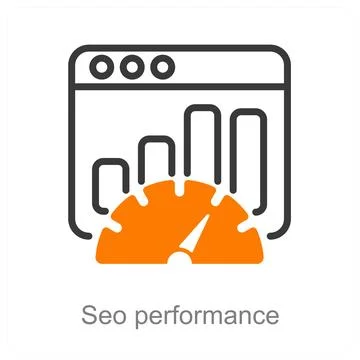 Seo performance Illustrazione stock