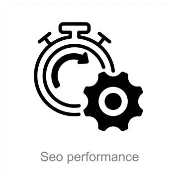 Seo performance Illustrazione stock