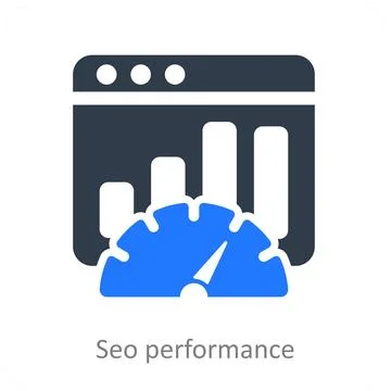 Seo Performance Illustrazione stock